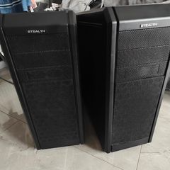 Two gaming PC Stealth boxes(parts)