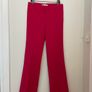 Hot pink straight leg trousers Image 3