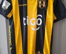 Club Guarani 2015 Home Shirt Match Worn Santander