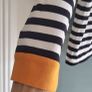 SONIA by Sonia Rykiel black and ivory striped top Sz M (Fit 8-10UK) - Rrp 285 Image 10