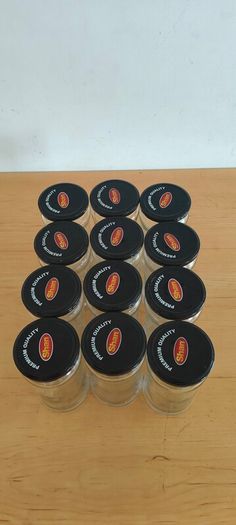 Set of 12 Big Glass Jars With Lids