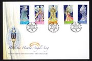 2007 Isle of Man Christmas Hark the Herald Angels Sing Commemorative Stamps First Day Cover (FDC)
