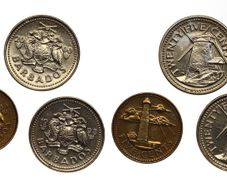 Barbados - 5 cents 1989, 1998, 2000