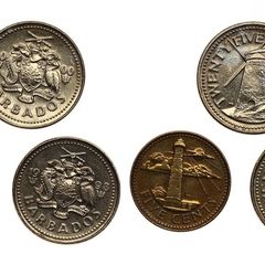 Barbados - 5 cents 1989, 1998, 2000