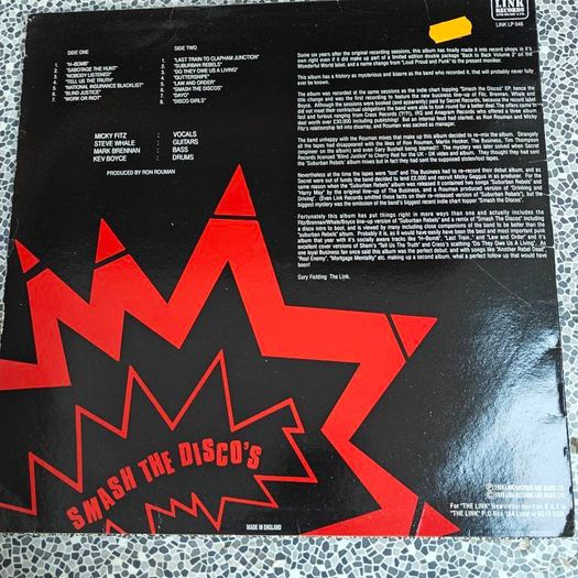 The Business, Smash The Disco's LP, Punk Skinhead Oi