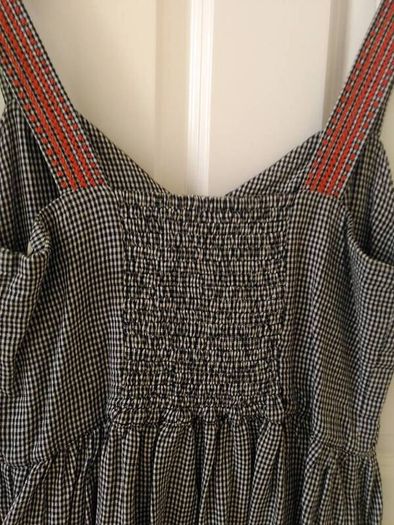 Hand-embroidered organic cotton People Tree dress
