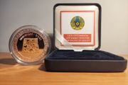 Kazakhstan 500 Tenge 2006 Silver / Au gilded 'Gold of Nomads - RIDER' Box/CoA