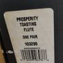 Waterford Crystal Millennium \"Prosperity\" Toasting Champagne Flutes Pair in Box Image 7