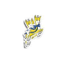 Babycham Deer Glossy Stickers 2-Pack