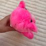 Vintage Pink Panther Plush Soft 1964 Mirisch-Geoffrey Mighty Star approx. 27 cm. Loose Head Used Dirty Please see photos Image 10