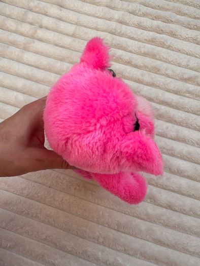 Vintage Pink Panther Plush Soft 1964 Mirisch-Geoffrey Mighty Star approx. 27 cm. Loose Head Used Dirty Please see photos