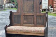 Wooden High Back Settle Bench KAS1395
