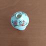 Aynsley miniature porcelain cottage garden dollhouse lamp Image 3