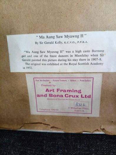Mid Century Sir Gerald Kelly Print