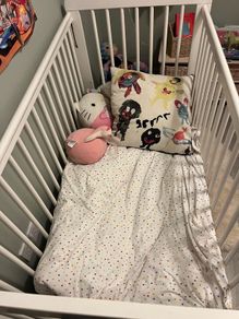 John Lewis Wooden Cot White