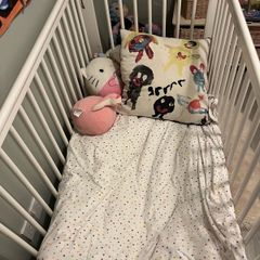 John Lewis Wooden Cot White