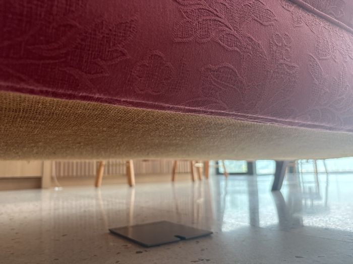 Red sofa