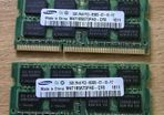2 X Samsung 2gb 2rx8 Pc3-8500s So-dimm Laptop Ram M471b5673dh1-cf8