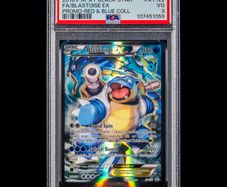Blastoise EX XY122 PSA 3 Very Good Graded Promo Red & Blue Collection Pokemon Card