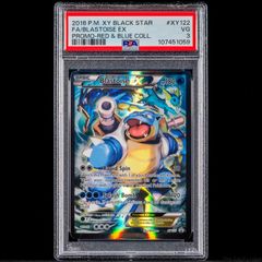 Blastoise EX XY122 PSA 3 Very Good Graded Promo Red & Blue Collection Pokemon Card