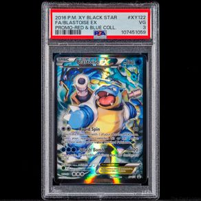 Blastoise EX XY122 PSA 3 Very Good Graded Promo Red & Blue Collection Pokemon Card