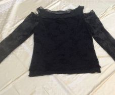 Fabulous Sparkly Designer  Black Top by Manuella  Brizzi of La Perla