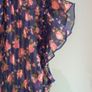 Brand new. Navy / coral floral blouse. Image 2