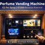 Perfume Vending Machine 2 Euro Spray Touchscreen High ROI Business Image 2