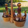 Vintage olive oil and vinegar set Image 4