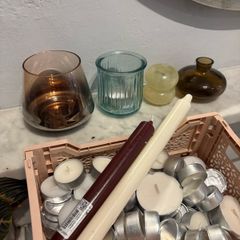 Candles & tealights + holders