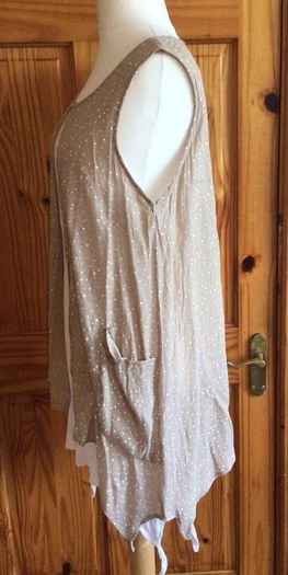 Stella Morgan Ladies Summer Biege & White dress Size 16 can post
