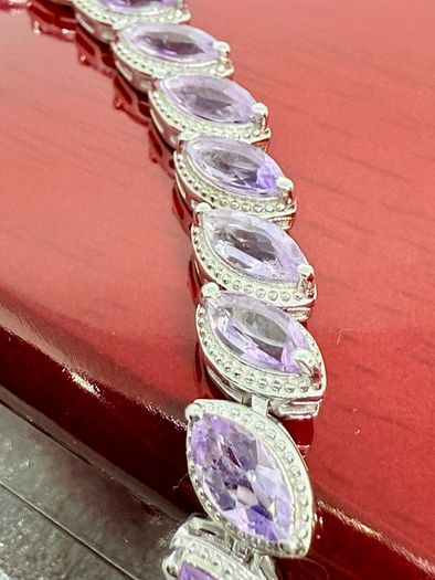 Moroccan Amethyst Cluster Bracelet