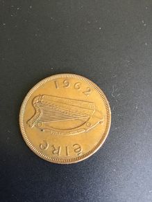 Irish Pre Decimal coin - 1962 Penny 1d