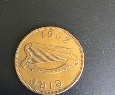Irish Pre Decimal coin - 1962 Penny 1d