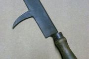 Old slater's tool Slate cutting sax