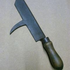 Old slater's tool Slate cutting sax