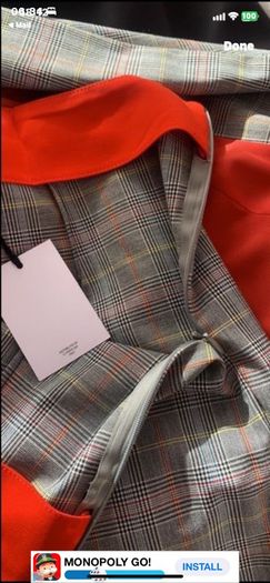 Bnwt boutique brand wide leg trousers suit size 10