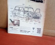 Austin Mini 1959 Reproduction Ireland poster, Irish Memorabilia