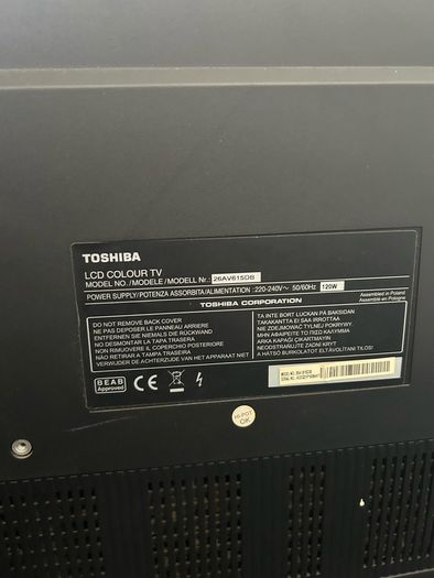 Toshiba 26in tv