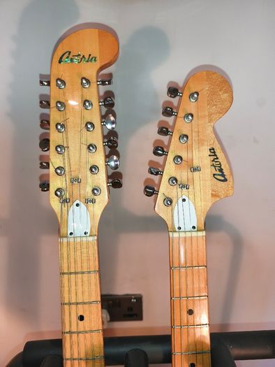 Double neck Antoria Electric Guitar