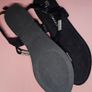 Black suede sandals Image 2