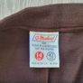 Vintage 1960s chocolate brown wide leg pleated trousers St Michael Image 4