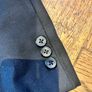 Navy men's suit with silk lining Image 4
