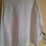 Q'neel  White Top  New 90% Linen Image 6