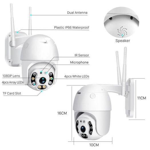 Wireless CCTV Camera With Night Vision Recording