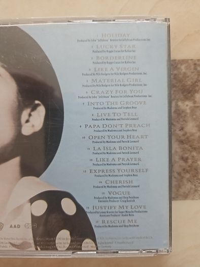 Madonna CD - The Immaculate Collection