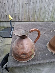 Queen Victoria Copper 1 Gallon Jug From The Bar of The Gresham Hotel