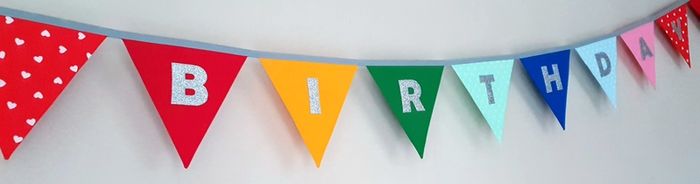 Eco-Friendly Personalised Cotton Bunting Made to Order