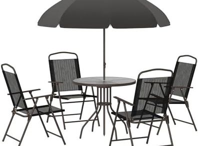6 Piece Garden Dining Set