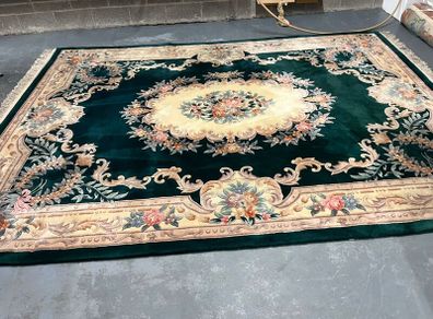 Rug Chinese Aubusson hand knitted